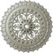 Ekena Millwork Sellek Ceiling Medallion (Fits Canopies up to 1 1/8"), 18 1/2"OD x 7/8"ID x 1 1/2"P, Flash Copper CM18SKFCS - alternate 1
